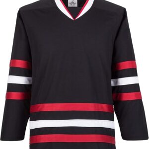Eishockey Trainingstrikot Schwarz