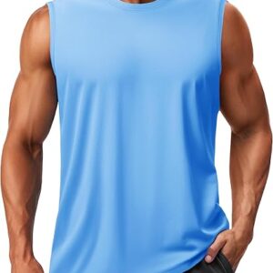 Ärmellose Shirts, schnelltrocknende Tanktops für Männer, Sonnenschutz, LSF 50+, sportlich